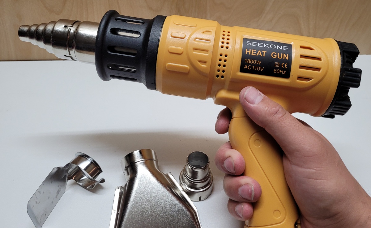 The way you use a heat gun the proper way