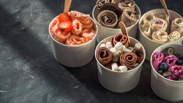 Cooling Off with a Sweet Treat: Making Rolled Ice Cream in the Comfort of Home